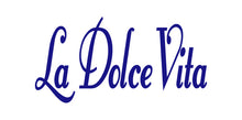 Load image into Gallery viewer, LA DOLCE VITA ITALIAN WORD WALL DECAL IN ROYAL BLUE