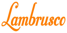 Load image into Gallery viewer, LAMBRUSCO WALL DECAL IN ORANGE