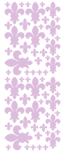 Load image into Gallery viewer, LAVENDER FLEUR DE LIS WALL STICKERS