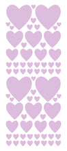 Load image into Gallery viewer, LAVENDER HEART WALL STICKERS