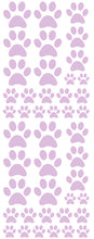 Load image into Gallery viewer, LAVENDER PAW PRINT DECALS