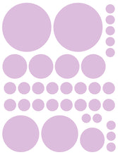 Load image into Gallery viewer, LAVENDER POLKA DOT WALL DECALS