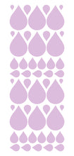 Load image into Gallery viewer, LAVENDER RAINDROP WALL STICKERS