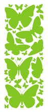 Load image into Gallery viewer, LIME GREEN BUTTERFLY WALL DECALS