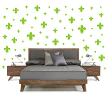 Load image into Gallery viewer, LIME GREEN FLEUR DE LIS WALL DECOR
