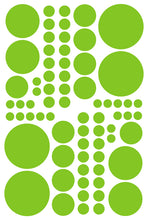 Load image into Gallery viewer, LIME GREEN POLKA DOT DECALS