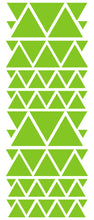 Load image into Gallery viewer, LIME GREEN TRIANGLE STICKERS