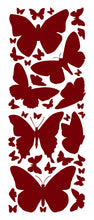 Load image into Gallery viewer, MAROON BUTTERFLY WALL DECALS