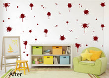 Load image into Gallery viewer, MAROON PAINT SPLATTER WALL STICKER