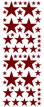 Load image into Gallery viewer, MAROON STAR DECALS