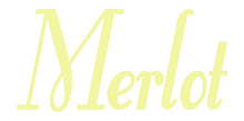 Load image into Gallery viewer, MERLOT WALL DECAL PALE YELLOW