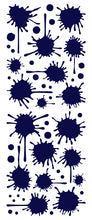Load image into Gallery viewer, NAVY BLUE PAINT SPLATTER DECAL