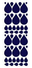 Load image into Gallery viewer, NAVY BLUE RAINDROP WALL STICKERS