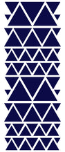 Load image into Gallery viewer, NAVY BLUE TRIANGLE STICKERS