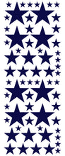Load image into Gallery viewer, NAVY BLUE STAR DECALS