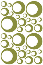 Load image into Gallery viewer, OLIVE GREEN BUBBLE STICKERS