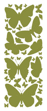Load image into Gallery viewer, OLIVE GREEN BUTTERFLY WALL DECALS