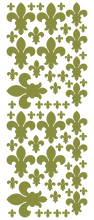 Load image into Gallery viewer, OLIVE GREEN FLEUR DE LIS WALL DECALS