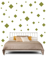 Load image into Gallery viewer, SQUARE WALL STICKERS IN OLIVE GREEN