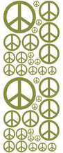 Load image into Gallery viewer, OLIVE GREEN PEACE SIGN DECAL