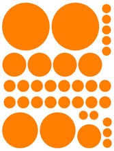 Load image into Gallery viewer, ORANGE POLKA DOT WALL DECALS