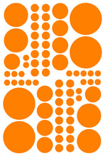 Load image into Gallery viewer, ORANGE POLKA DOT DECALS