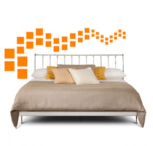 Load image into Gallery viewer, SQUARE WALL DECALS IN ORANGE
