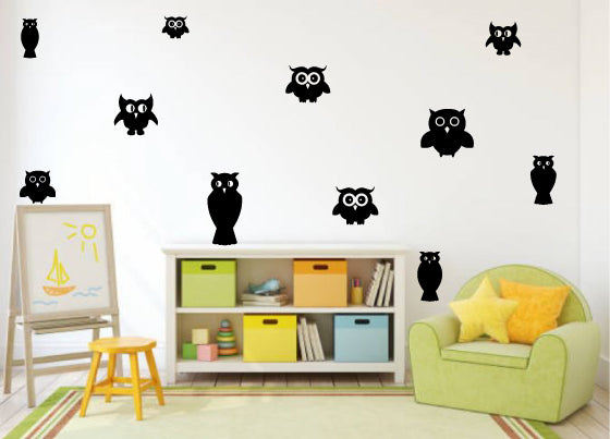 Owl Wall Decals | Owl Nursery & Kids Decals | WhimsiDecals