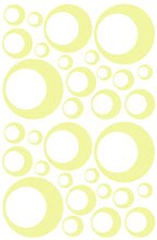 Load image into Gallery viewer, PALE YELLOW BUBBLE STICKERS