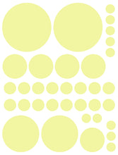Load image into Gallery viewer, PALE YELLOW POLKA DOT WALL DECALS