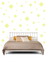Load image into Gallery viewer, SQUARE WALL STICKERS IN PALE YELLOW