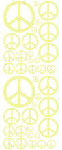 Load image into Gallery viewer, PALE YELLOW PEACE SIGN DECAL