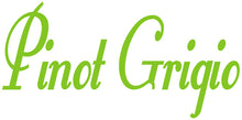 Load image into Gallery viewer, PINOT GRIGIO WALL DECAL LIME GREEN