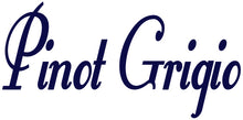 Load image into Gallery viewer, PINOT GRIGIO WALL DECAL NAVY BLUE