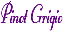 Load image into Gallery viewer, PINOT GRIGIO WALL DECAL PURPLE