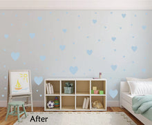 Load image into Gallery viewer, POWDER BLUE HEART STICKERS