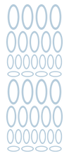 Load image into Gallery viewer, POWDER BLUE OVAL WALL STICKERS