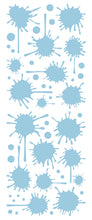Load image into Gallery viewer, POWDER BLUE PAINT SPLATTER DECAL
