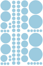 Load image into Gallery viewer, POWDER BLUE POLKA DOT DECALS
