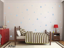 Load image into Gallery viewer, POWDER BLUE RAINDROP WALL GRAPHICS