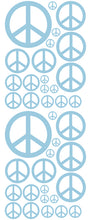 Load image into Gallery viewer, POWDER BLUE PEACE SIGN DECAL