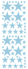 Load image into Gallery viewer, POWDER BLUE STAR DECALS