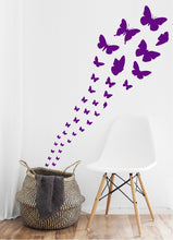 Load image into Gallery viewer, PURPLE BUTTERFLY WALL STICKERS