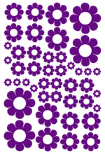 Load image into Gallery viewer, PURPLE DAISY WALL STICKERS