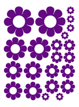 Load image into Gallery viewer, PURPLE DAISY WALL DECALS