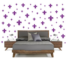 Load image into Gallery viewer, PURPLE FLEUR DE LIS WALL DECOR