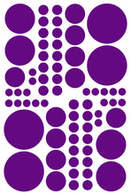 Load image into Gallery viewer, PURPLE POLKA DOT DECALS