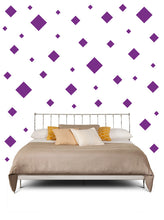 Load image into Gallery viewer, SQUARE WALL STICKERS IN PURPLE