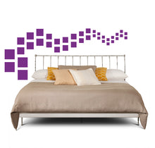 Load image into Gallery viewer, SQUARE WALL DECALS IN PURPLE