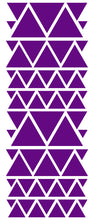 Load image into Gallery viewer, PURPLE TRIANGLE STICKERS